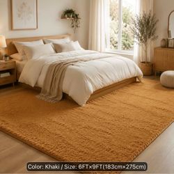 Luxurious Fluffy Large Shag Rug  Ultra Soft, Plush, Fuzzy, Durable 6x9 ft New
