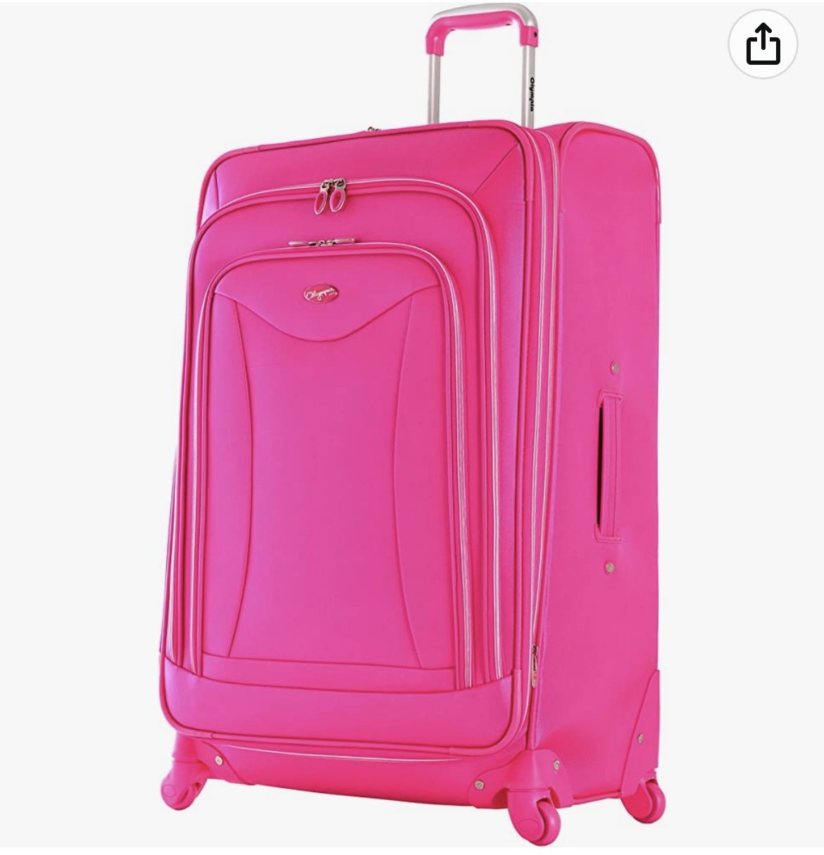 Pink Suitcase Luggage