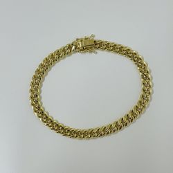 7.5” 10K 6.2mm Miami Cuban Bracelet