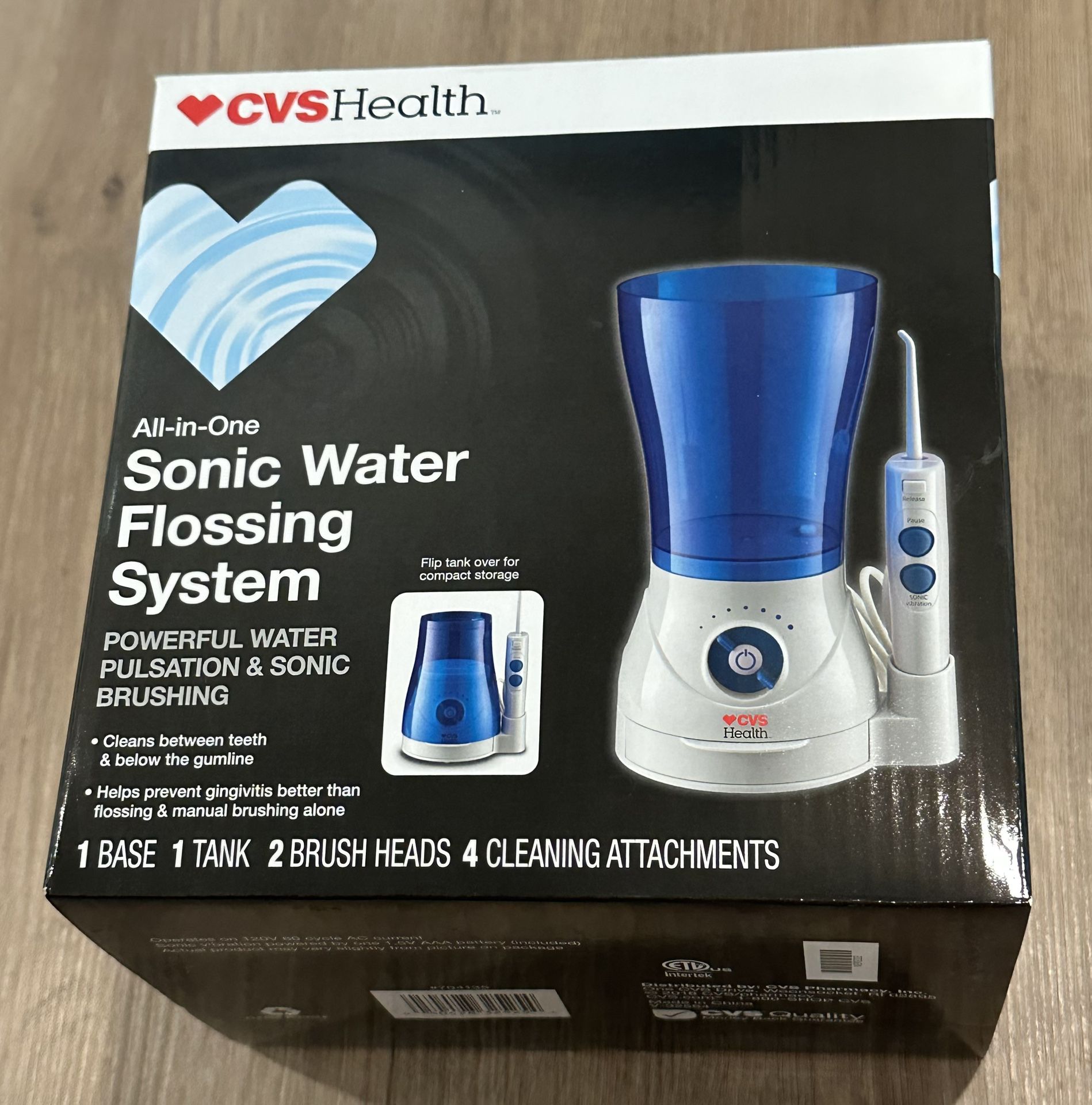 CVS Health All-In-One Sonic Water Flossing System