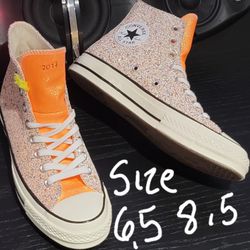 New Converse All Star Chuck Taylor Glillter Size 6.5 Men's 8.5 Women’s 