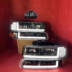 Chevy Silverado1999. 2002 headlights.