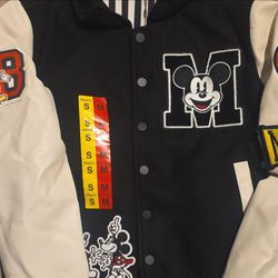 Mickey Mouse Varsity Letterman Jacket