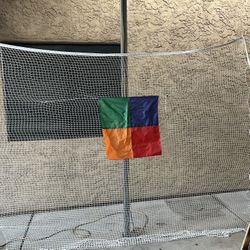 Golf Net Stake Set With Specified Different Types Of Swing Targets