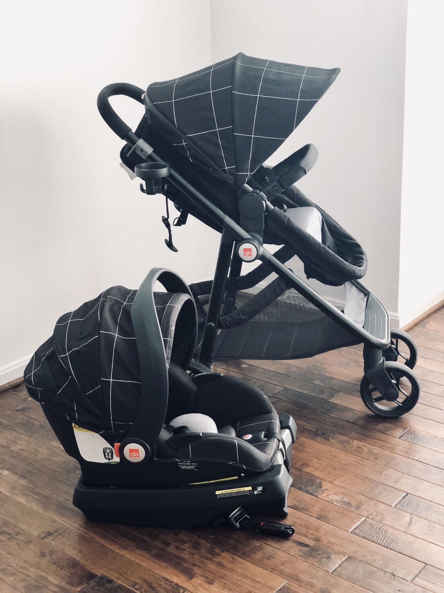 GB Lyfe Travel System Stroller - Windowpane