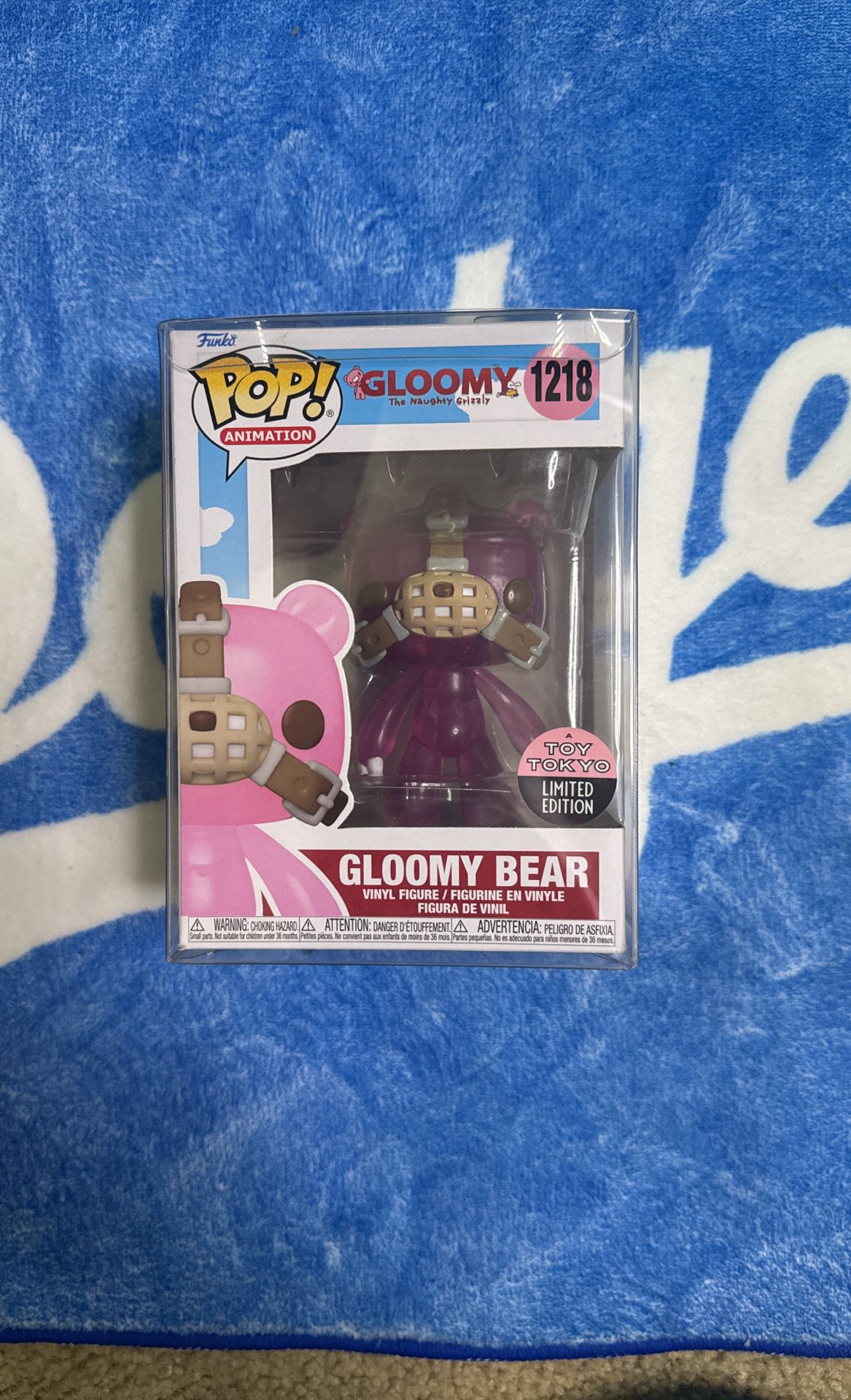 Funko Pop! Gloomy Bear #1218 Naughty Grizzly Toy Tokyo Exclusive Translucent