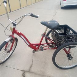 🔥 Torker TriStar 3 speed 3 wheel Adult Trike CB Red One rider weight limit 220 lbs