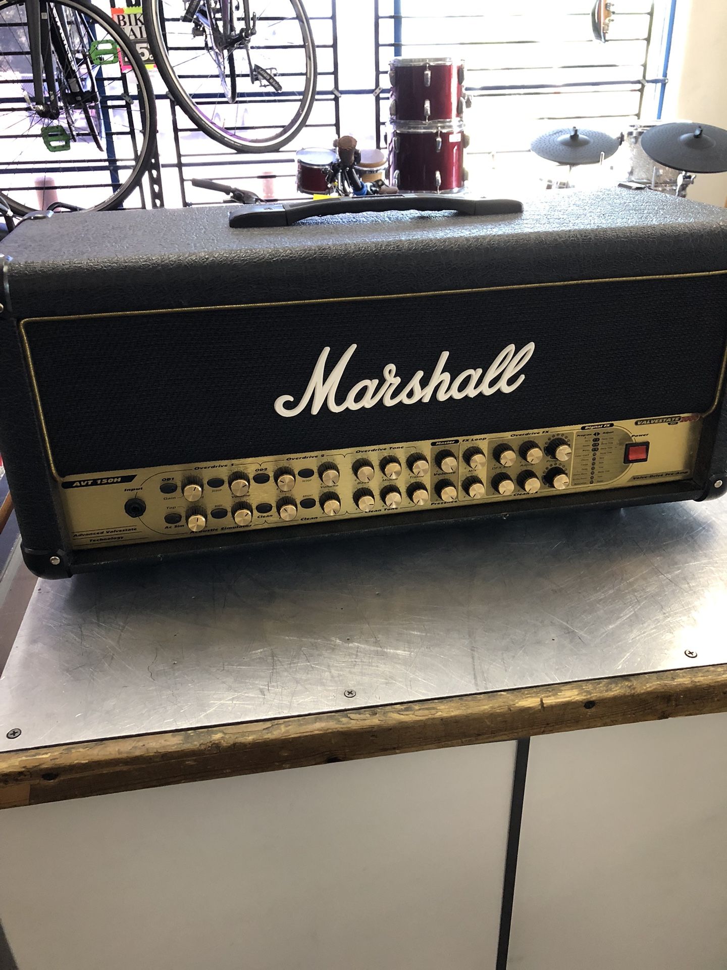 96091 Marshall AVT150H Valvestate Amp Head 586636