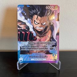 Monkey.D.Luffy OP11-040 Leader AA Fist of Divine Speed English One Piece TCG -NM