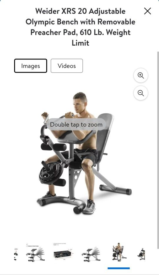 Weider XRS 20 Adjustable Olympic Weight Bench