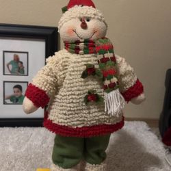 Snowman Christmas decor 