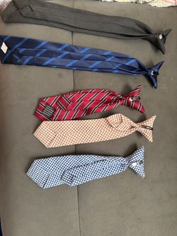 Clip on ties for little boys
