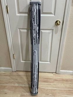 Brand New Outdoor Patio Area Rug 4’ x 6’ Floor Mat Navy Blue Stripe