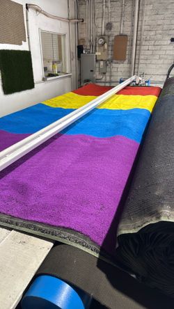 Rainbow turf Blue, yellow, orange, purple special colors $1.09 special !!