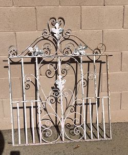 Vintage Wrought Iron Garden Gate