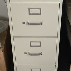 HON 510 25"D Vertical 4-Drawer File Cabinet, Putty Color Used