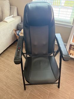Foldable Shiatsu Massage Chair with Remote Control