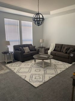 Two couches  couch and love seat