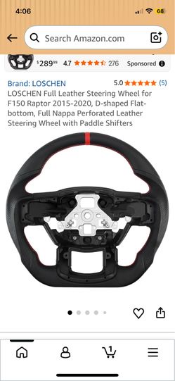 New loschen full leather steering wheel for F150 raptor 2015-2020