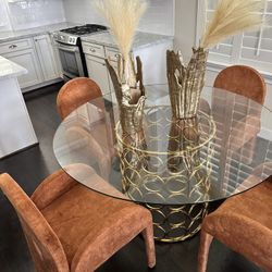 Dining room table with four chairs