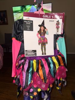 Girls witch Costume