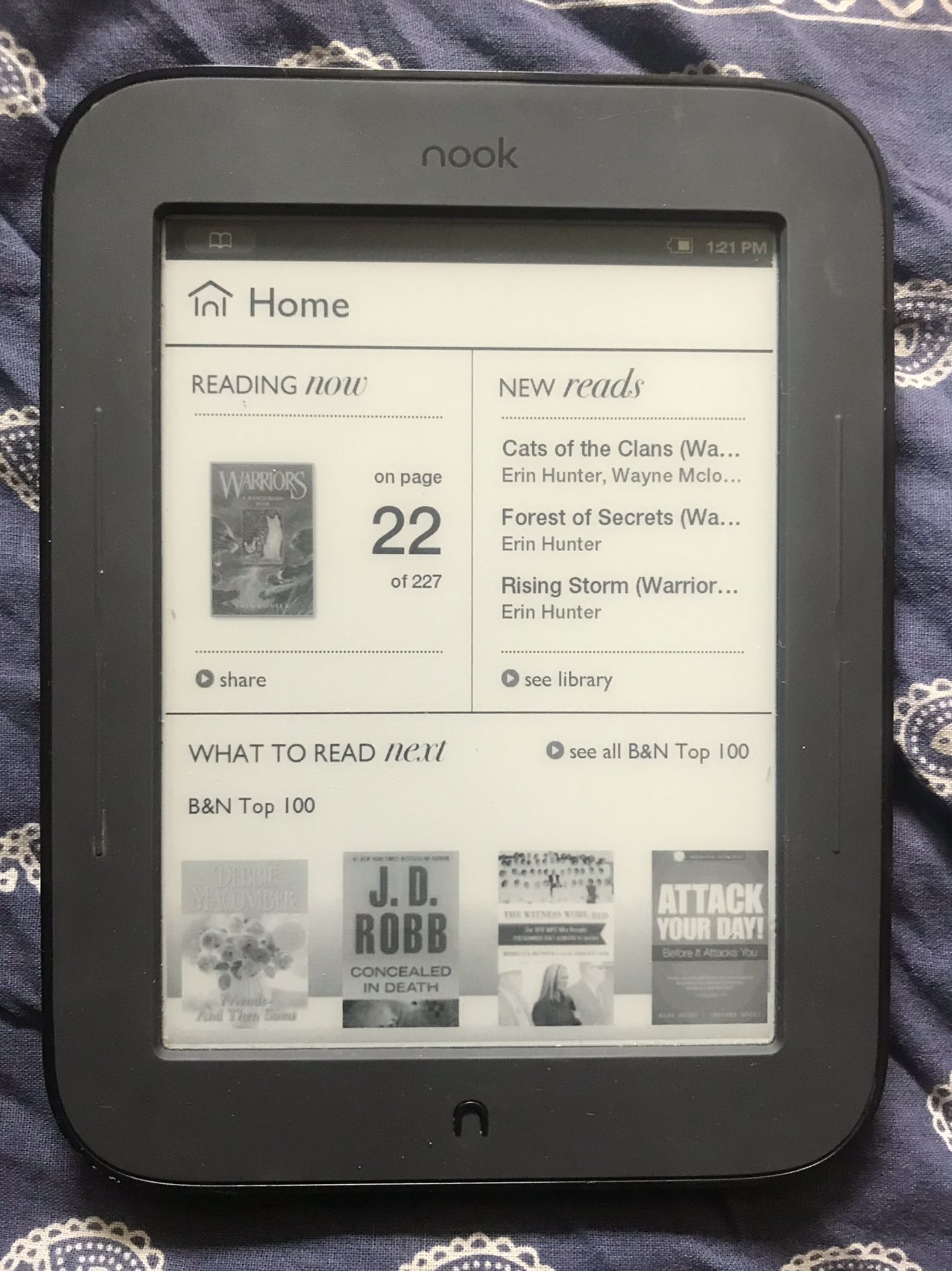 Barnes and Noble Nook Simple Touch Reader