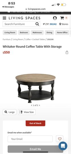 Round Coffee Table 