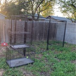 Dog Cage 10 By 6 New And 1 Medium Size And 1 Small Size 