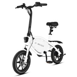 ANCHEER Smartzip Electric Bicycle for Adults Teens 14" Folding Electric Bike, 350W Motor, 20MPH, 48V 374Wh Battery-AN5932