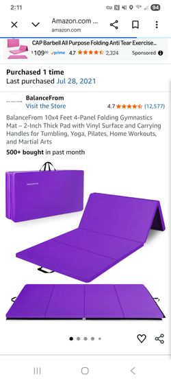 Gymnastics mat