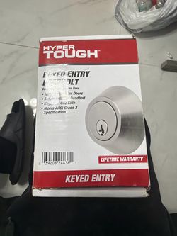 Hyper Tough Keyed Entry Deadbolt