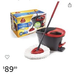 O-Cedar Mop MICROFIBER EASY WRING SPIN MOP & BUCKET SYSTEM. 