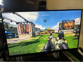 1440p Gaming Monitor - ViewSonic 27" 240Hz FreeSync Premium G-Sync Compatible Gaming Monitor for Xbox , PlayStation , PC in great condition.