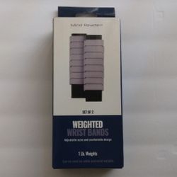 1lb Weighted Wrist Bands (Set Of 2) *Brand NEW*