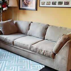 3 Seated Sofa In Good Clean Condition. 93 Inch Long X 37 inch Deep.