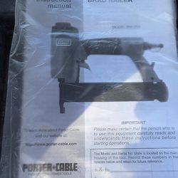 Staple gun for air compressor