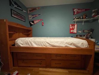 Coordinate twin Captains bed