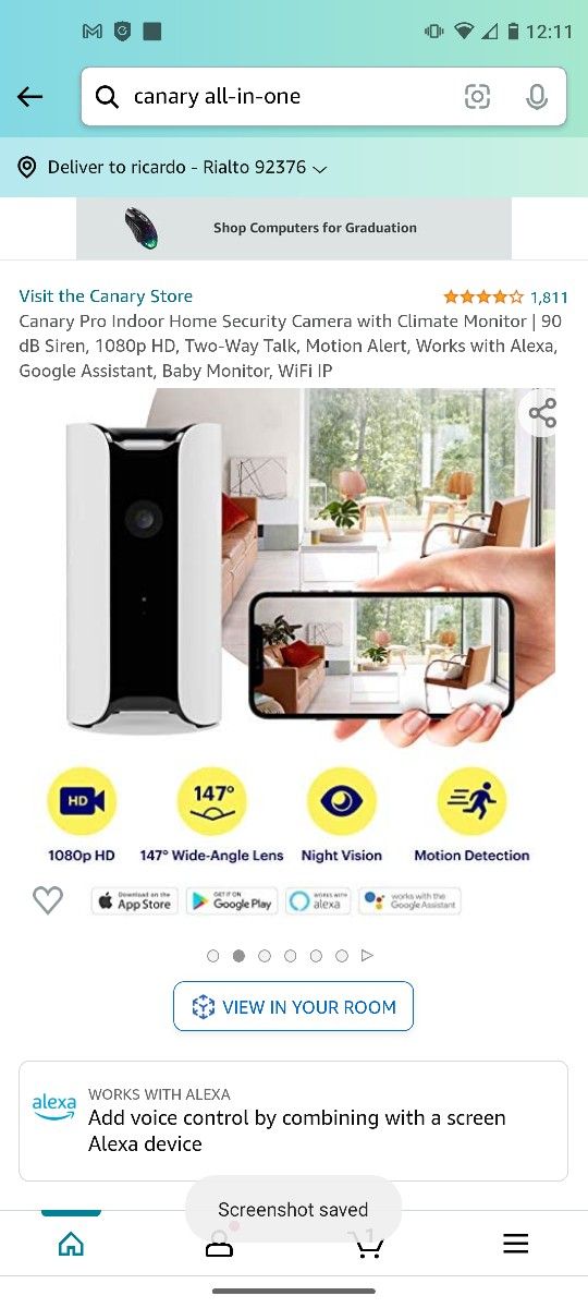 Canary App Canary Smart Home Security Camera Canary Smart Canary