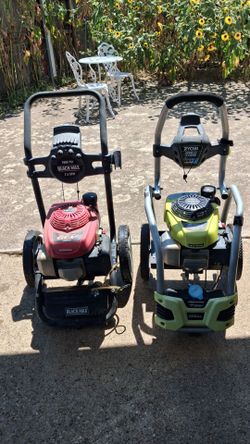 2 PRESSURE WASHERS.