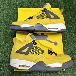 Jordan Lightning 4s size 12 USED But Clean
