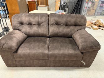 Brown Loveseat