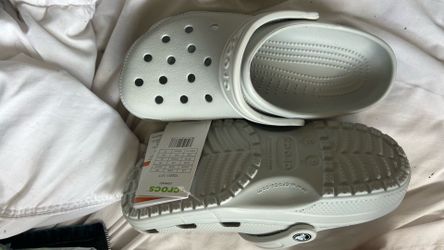 gray crocs