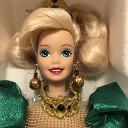 Barbie Holiday Jewel Barbie 1995 Porcelain Doll