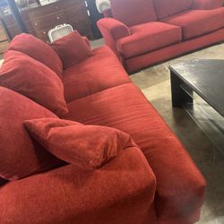 Sofa and loveseat good condition free delivery