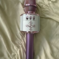 Bluetooth Karaoke Microphone Speaker (does not come with charging cable)