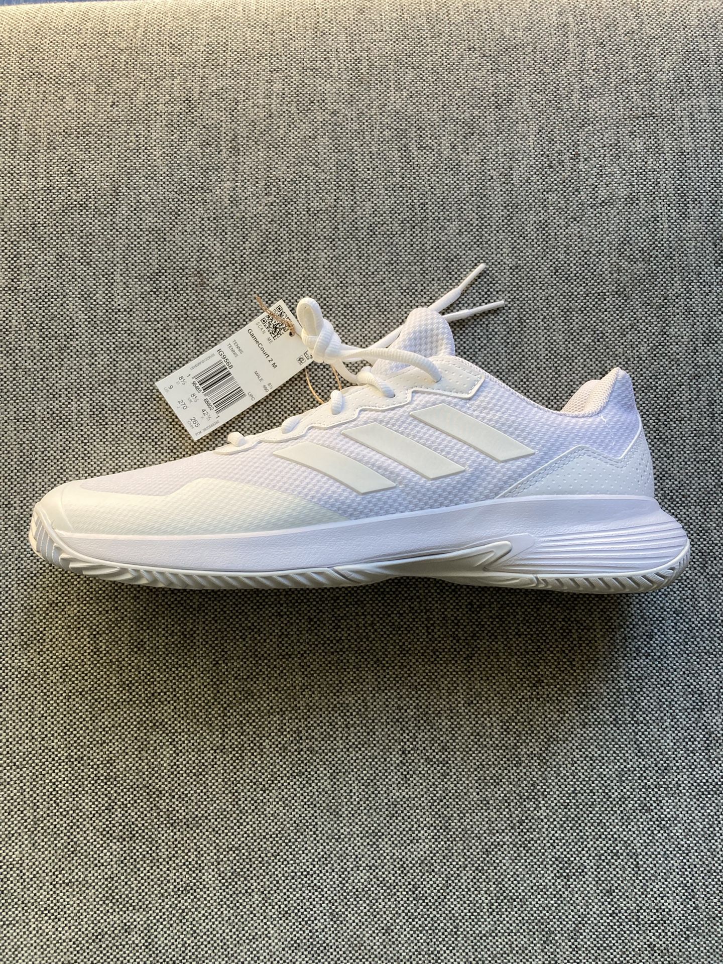 Adidas - Gamecourt 2.0 Tennis/Pickleball Shoe (Men’s Size 9)