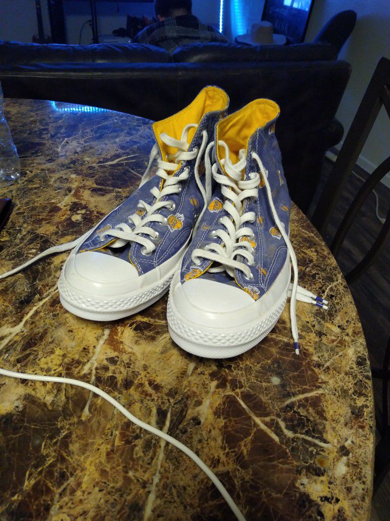 Converse Star NBA Los Angeles Lakers 8.5US) for in TX - OfferUp