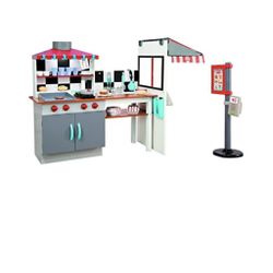 Kids Drive-Thru Diner Wooden Play Kitchen (New)