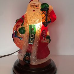 1997 Merck Old World Christmas 11”  Santa Lamp 