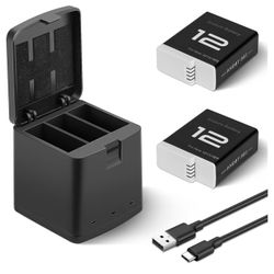 2-Packs 1800mAh Batteries for GoPro Hero 12